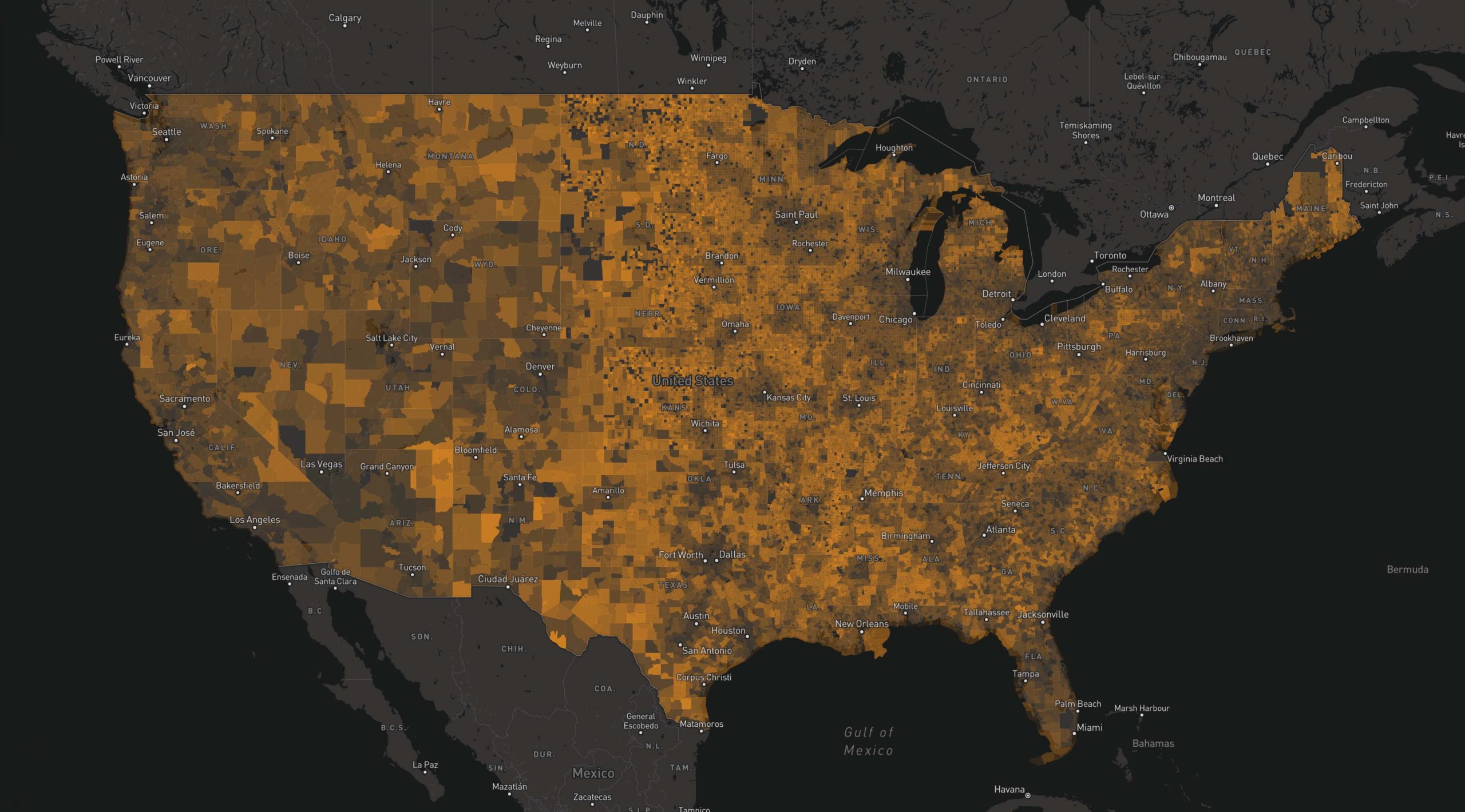 A rural capacity map